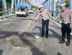 Polres Bireuen Rekayasa Lalu Lintas Saat Rehabilitasi Jembatan Peudada, Ini Jadwalnya
