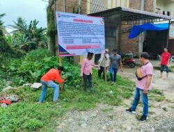 Satgas Anti Premanisme Polres Aceh Utara Pasang Spanduk Imbauan di Lokasi Strategis