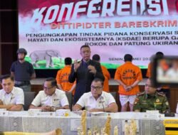 Dittipidter Bareskrim Polri Ungkap Perdagangan Ilegal Gading Gajah di Sukabumi dan Jakarta