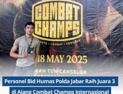 Personel Polda Jabar, Bripda Syahrul Fauzi, Sabet Juara 3 di Combat Champs International