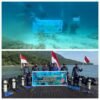 Peringati Hari Bhayangkara ke-79, Ditpolairud Polda Aceh Kibarkan Merah Putih di Dasar Laut Sabang