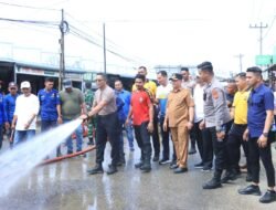 Sambut Idul Adha 1446 H, Polres dan Pemkab Aceh Utara Gelar Gotong Royong dan Tinjau Pasar