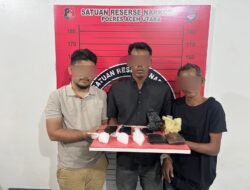 Polres Aceh Utara Gagalkan Peredaran 280 Gram Sabu, Tiga Pria Ditangkap