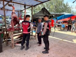 Ditsamapta Polda Aceh Gelar Patroli Humanis di Hari Meugang, Pastikan Suasana Pasar Kondusif