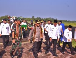 Kapolda Lampung Pimpin Monitoring Operasi Tuhuk Krakatau 2025 di Ajang World Surfing League (WSL) Krui Pro 2025