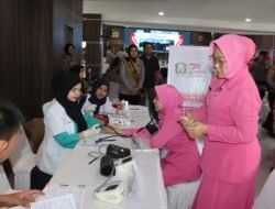 Polda Aceh Gelar Donor Darah pada Puncak Bakti Kesehatan Serentak Hari Bhayangkara ke-79