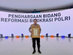 Kapolres Lhokseumawe Terima Penghargaan Pelayanan Prima dari Kapolri