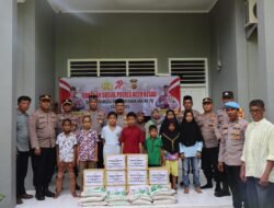 Polres Aceh Besar Salurkan Bantuan Sosial di Panti Asuhan Wujud Nyata Kepedulian Polri Di Hari Bhayangkara Ke-79