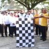 Semarak Hari Bhayangkara ke-79,  Polres Aceh Besar Gelar Olah Raga Bersama