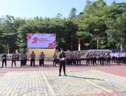 Kapolres Aceh Besar Pimpin Upacara Dan Syukuran Hari Bhayangkara Ke-79 Tahun 2025.