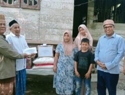 Ikatan Warga Tanah Luas dan Nibong (IWATAN) Salurkan Bantuan Untuk Korban Kebakaran