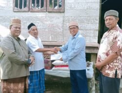 IWATAN Salurkan Bantuan untuk Korban Kebakaran di Gampong Matang Mane, Aceh Utara