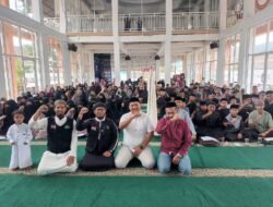 Pertama Kali, Ponpes Al-Gurobah Takengon Meriahkan HUT RI Bareng Densus 88 AT Polri