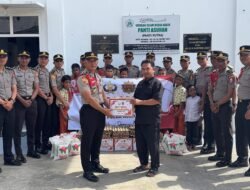 Pulang Cuti, 40 Siswa SIP Asal Polda Aceh Gelar Baksos Di Panti Asuhan
