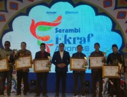 Kapolda Aceh Terima Penghargaan pada Malam Penganugerahan Serambi Ekraf 2025