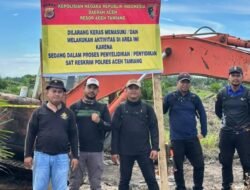 Kapolres Aceh Tamiang Dukung Satgas PKH Restorasi Kebun Sawit Ilegal dalam Kawasan TNGL