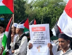 Aliansi Rakyat Aceh Bela Palestina Gelar Aksi Damai di Simpang Lima