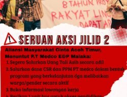 Seruan Aksi Jilid II Tuntut PT Medco E&P Malaka