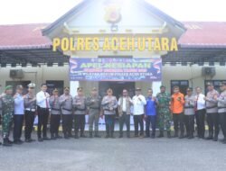 Kapolres Aceh Utara Ajak Semua Pihak Bersinergi Hadapi Potensi Bencana Hidrometeorologi