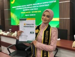 Lulu Hapsari Halim Resmi Di-Yudisium dari Fakultas Kedokteran Prodi Psikologi Universitas Syiah Kuala