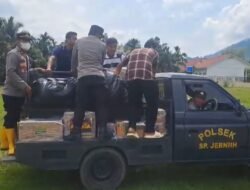 Polda Aceh Kirim Bantuan Kemanusiaan untuk Korban Banjir di Simpang Jernih Aceh Timur