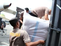 Polda Aceh Jemput Bantuan Kapolri Sebanyak 613 Koli Untuk Masyarakat Terdampak Banjir Aceh Tengah