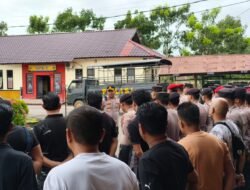 Polres Aceh Utara Kerahkan 120 Personel Amankan Aksi Unjuk Rasa di Panton Labu