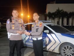 Satlantas Polres Aceh Utara Terima Bantuan Mobil Patroli dari Korlantas Polri untuk Penanganan Bencana