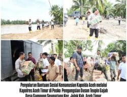 Kapolda Aceh Salurkan Bantuan Sosial untuk Warga Terdampak Bencana di Kecamatan Julok, Aceh Timur