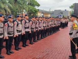 Polres Aceh Utara Terima 290 Personel Brimob BKO untuk Percepatan Pemulihan Pasca Banjir