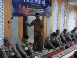 Polres Aceh Utara Gelar Peringatan Isra Mi’raj Nabi Muhammad SAW 1447H