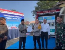 Peduli Pascabencana, Polres Pidie Jaya Hadirkan Depot Air Minum RO Gratis di Pos Satlantas
