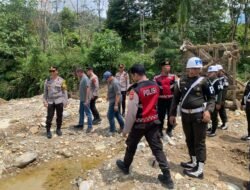 Polres Nagan Raya Tertibkan Tambang Emas Ilegal di Kecamatan Beutong