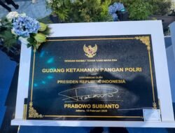 Presiden Prabowo Resmikan Gudang Ketahanan Pangan Polda Aceh Berkapasitas 1.000 Ton