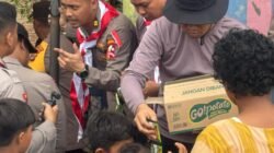 Mahasiswa STIK Angkatan 83 Gelar Trauma Healing di Buket Linteung