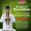 Marhaban Ya ramadhan,selamat menunaikan IBADAH PUASA