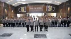 Kapolda Aceh Berikan Arahan kepada Personel Ditpamobvit dan Ditbinmas