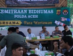 Polda Aceh Gelar Bukber Bersama Awak Media