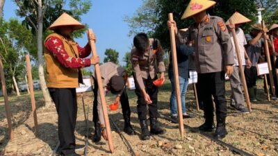 Polres Aceh Utara Tanam Jagung Serentak Dukung Program Ketahanan Pangan Nasional