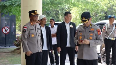 Mewakili Kapolda,Dua PJU Polda Aceh Hadiri Pelantikan Rektor USK Prof. Mirza Tabrani