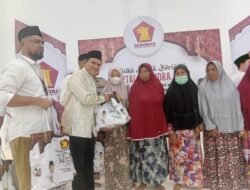Bukber di Huntara, Wagub Aceh Santuni Anak Yatim dan Korban Banjir