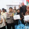 Kapolda Aceh Hadiri Penyerahan Bantuan oleh Mendagri dan Mensos bagi Korban Banjir di Aceh Timur