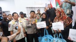Kapolda Aceh Hadiri Penyerahan Bantuan oleh Mendagri dan Mensos bagi Korban Banjir di Aceh Timur
