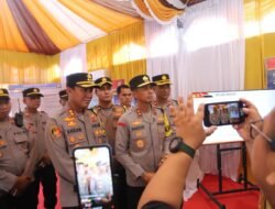 Kapolda Aceh Tinjau Pos Pelayanan Ops Ketupat Seulawah di Muara Batu, Imbau Pemudik Manfaatkan Call Center 110