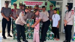 Siswa SIP Angkatan 55 Polda Aceh Salurkan Puluhan Paket Bansos ke Rumah Yatim