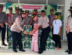 Siswa SIP Angkatan 55 Polda Aceh Salurkan Puluhan Paket Bansos ke Rumah Yatim