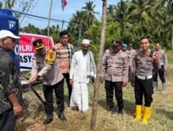 Satlantas Polres Aceh Utara Bangun Tujuh Sumur Bor untuk Warga