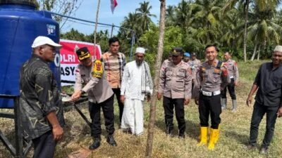 Satlantas Polres Aceh Utara Bangun Tujuh Sumur Bor untuk Warga