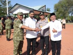 Wagub Aceh Dampingi Presiden Prabowo Shalat Idul Fitri di Aceh Tamiang