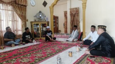 Kapolres Aceh Utara Sambangi Ulama Kharismatik di Hari Kedua Lebaran